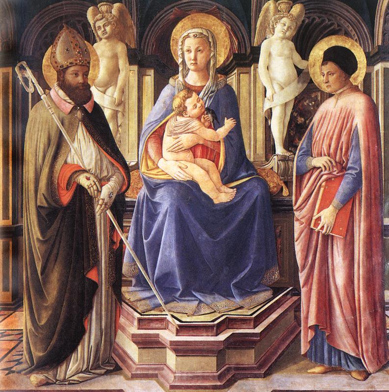Master of The Castello Nativity Madonna and Sts Clement and Just Spain oil painting art